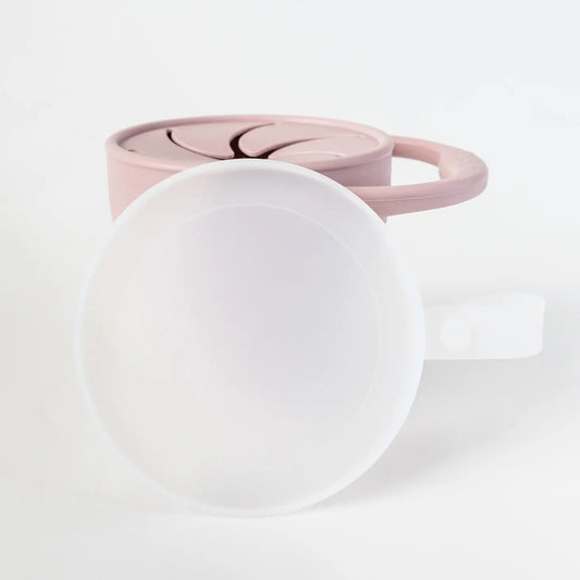 Collapsible Snack Cup, Dusty Rose