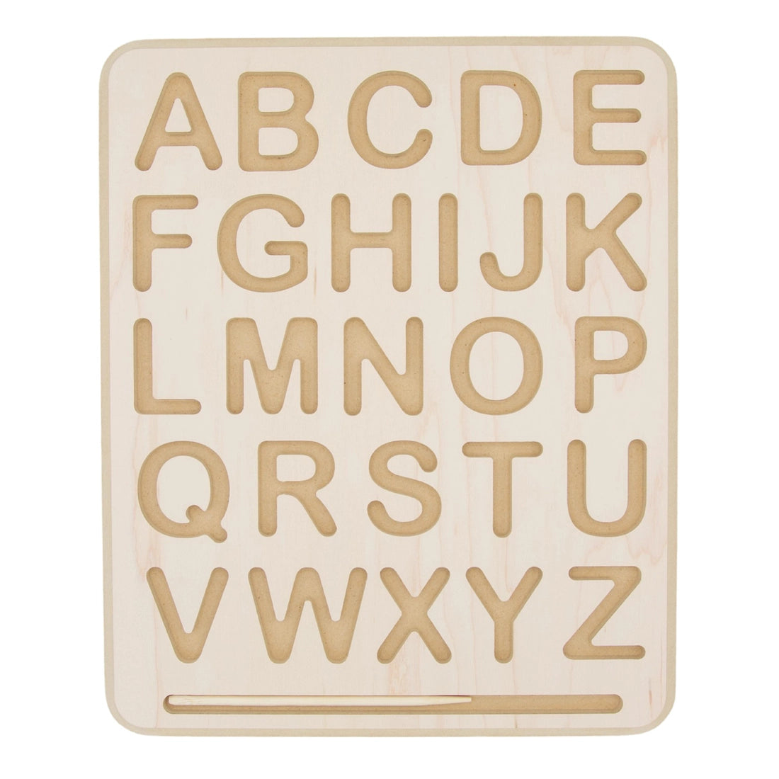 Wooden Tracing Board Uppercase