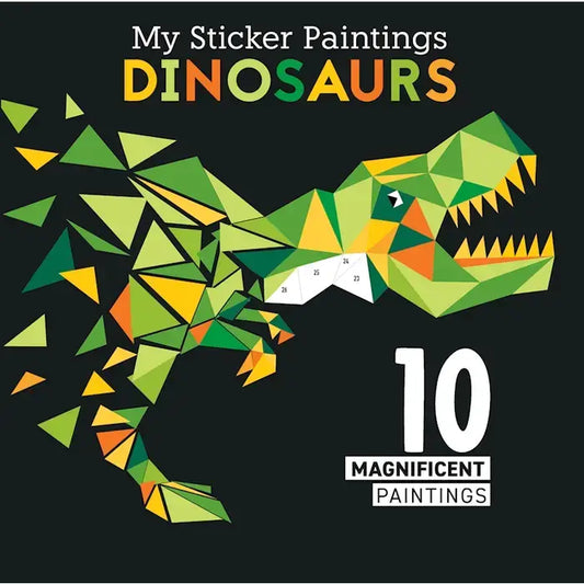 My Sticker Paintings - Dinosaurs
