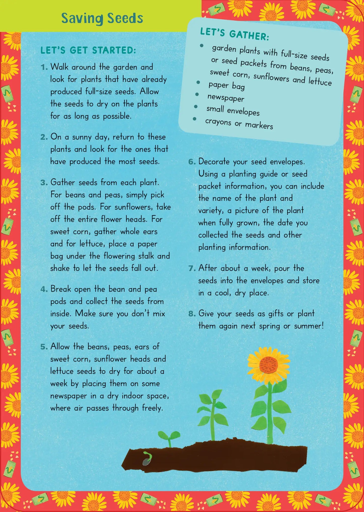 Kids' Garden Activity Cards