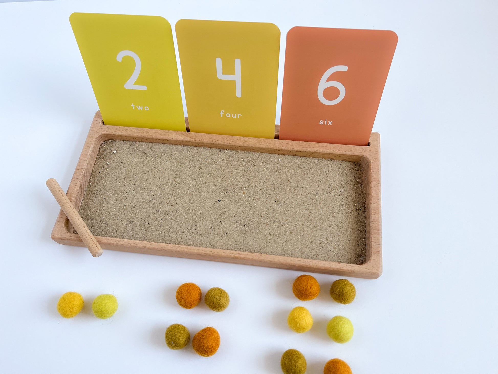 Wooden Alphabet Tracing Boards & Montessori Sand Tray - Learn to Write  Puzzle B