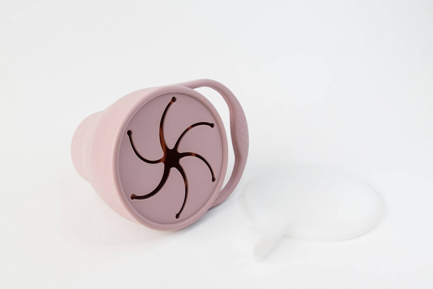 Collapsible Snack Cup, Dusty Rose