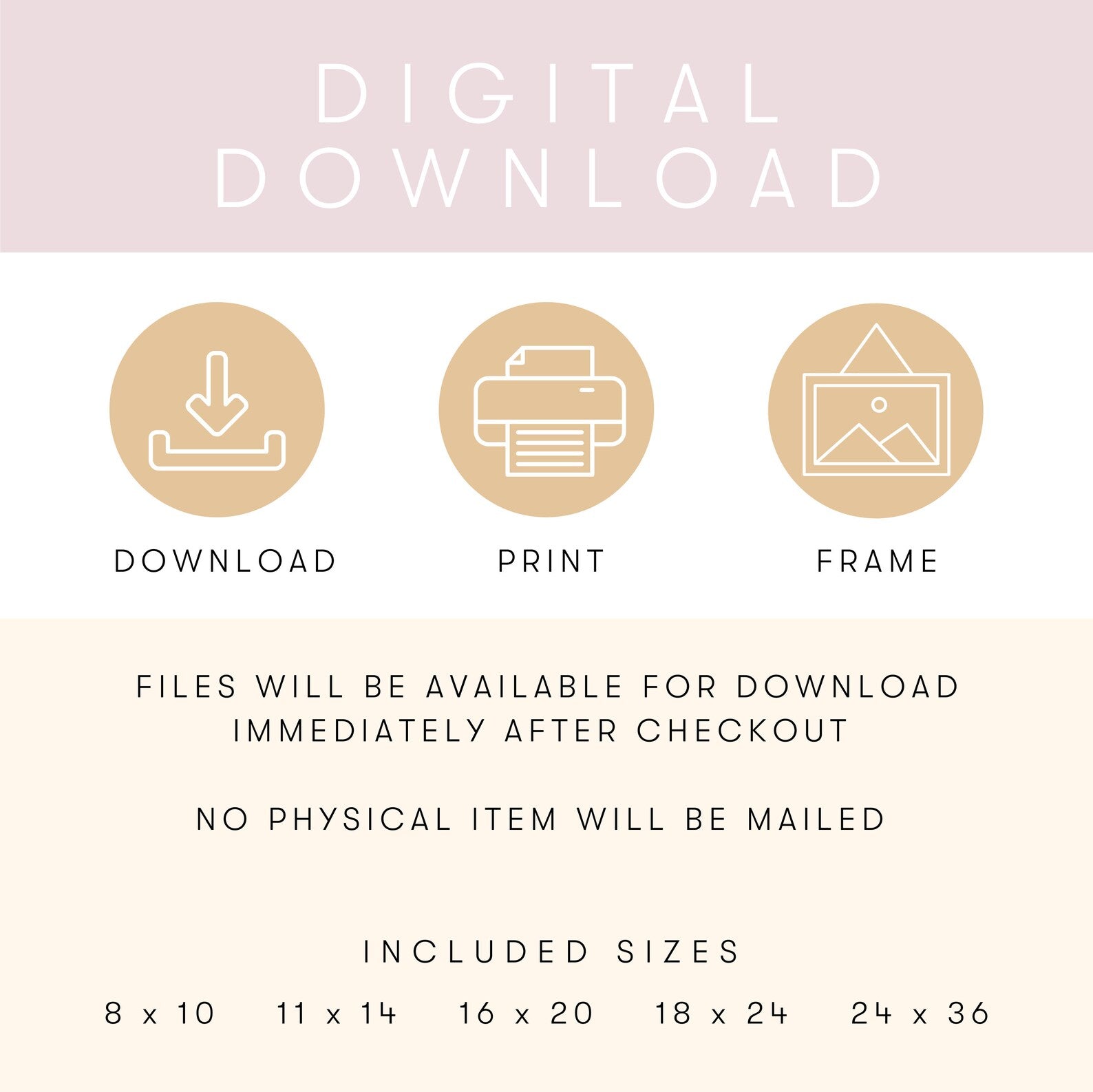 Alphabet Poster Digital Download, Pink Neutrals – Joy Learning Company