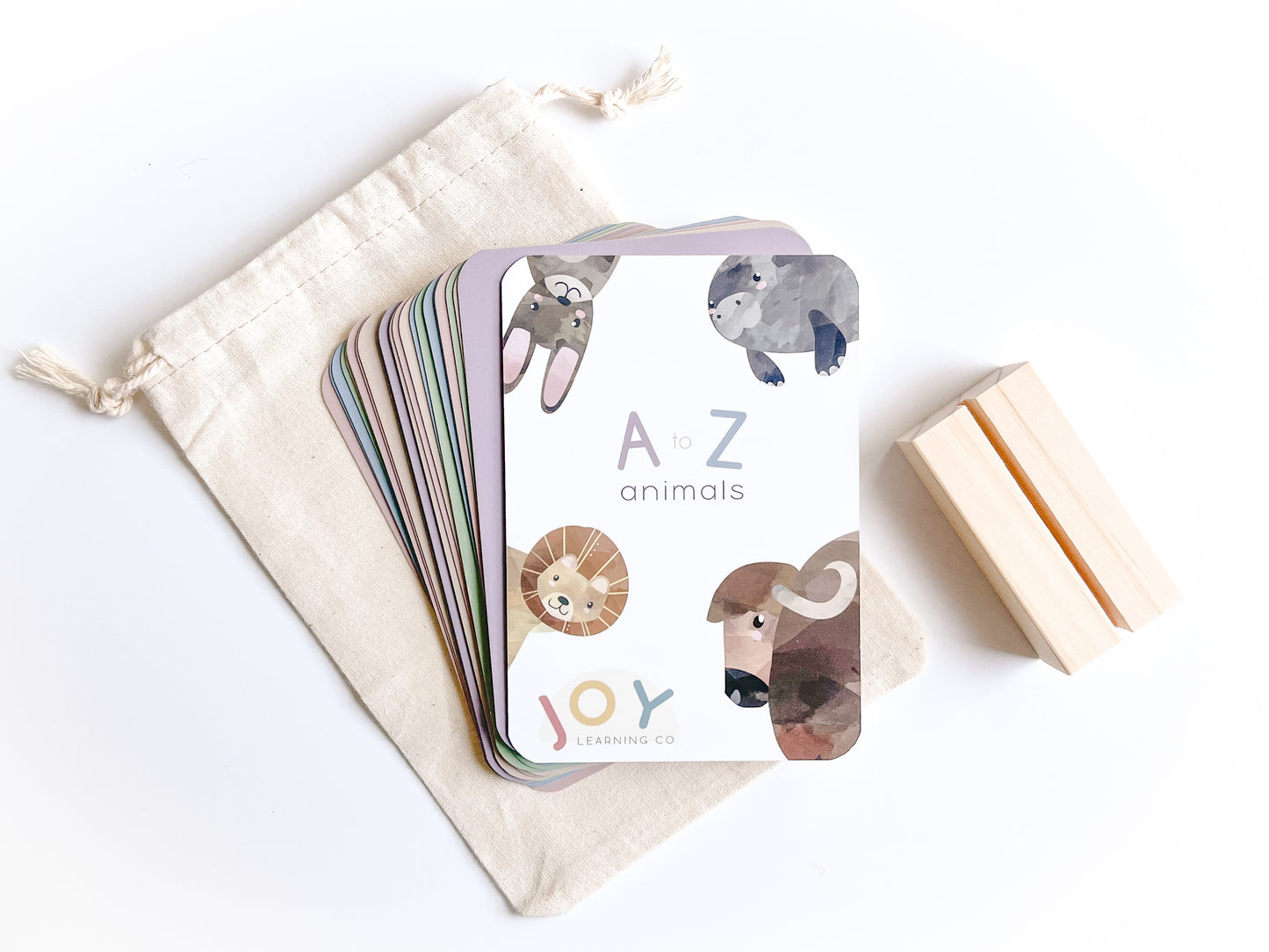 A-Z Animals Flash Cards