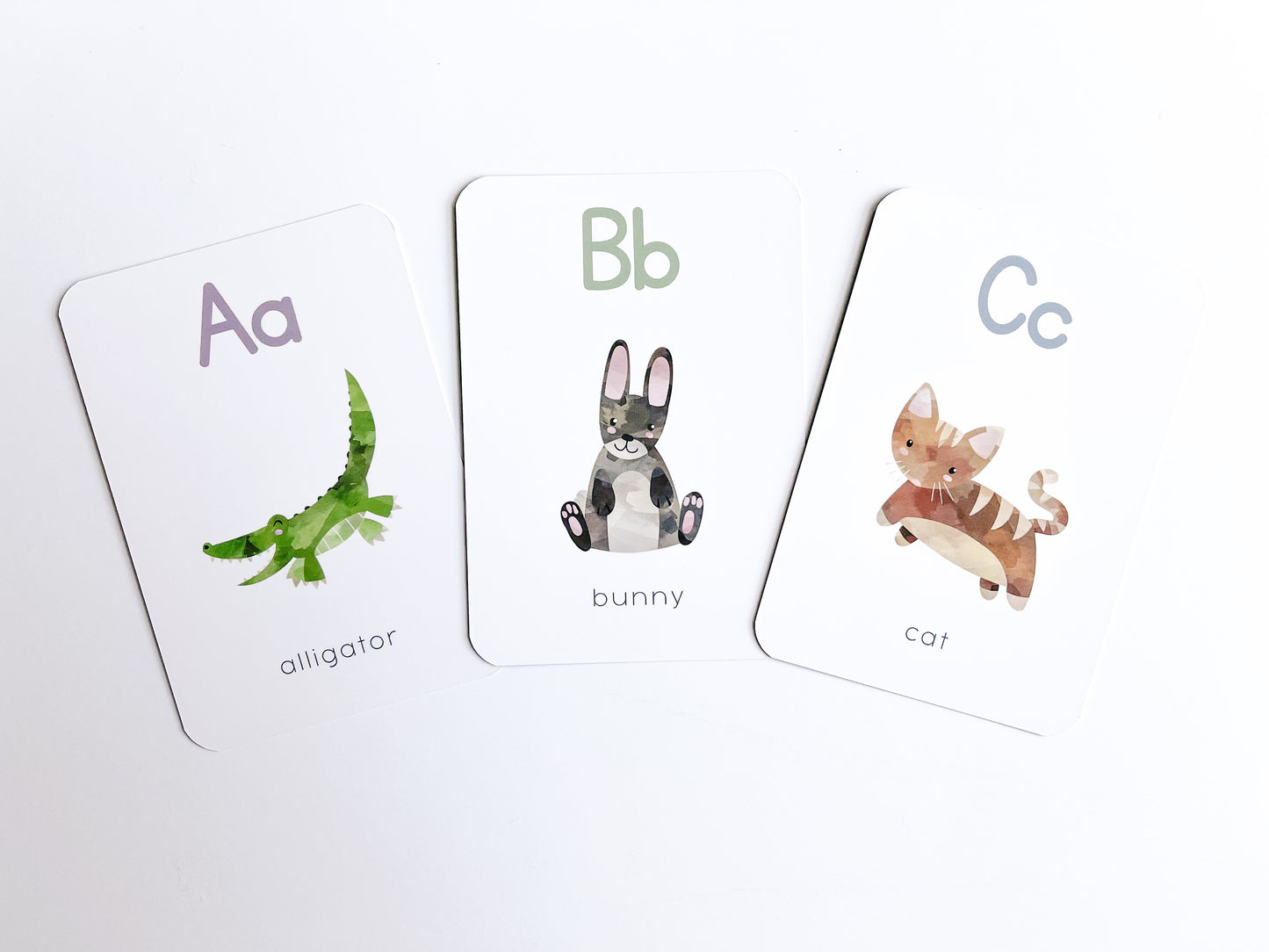 A-Z Animals Flash Cards