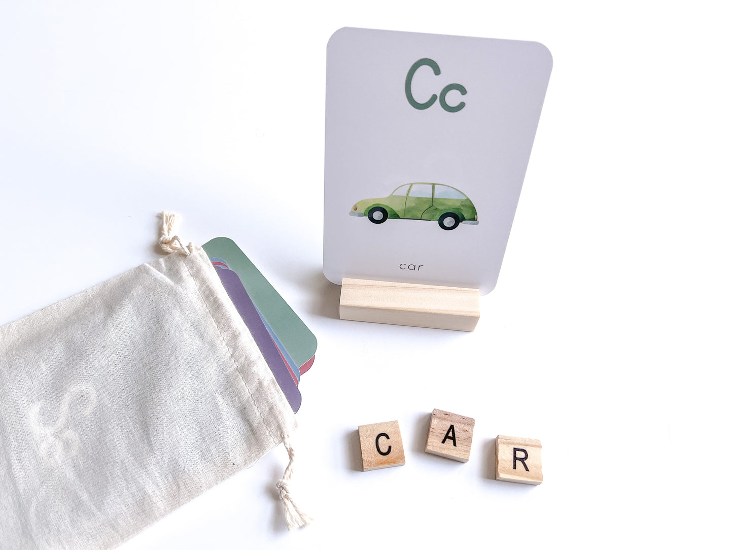 A-Z Transportation Flash Cards